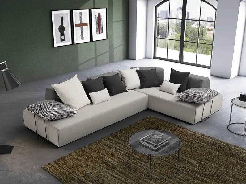 Divano angolare Voice di Delta Salotti