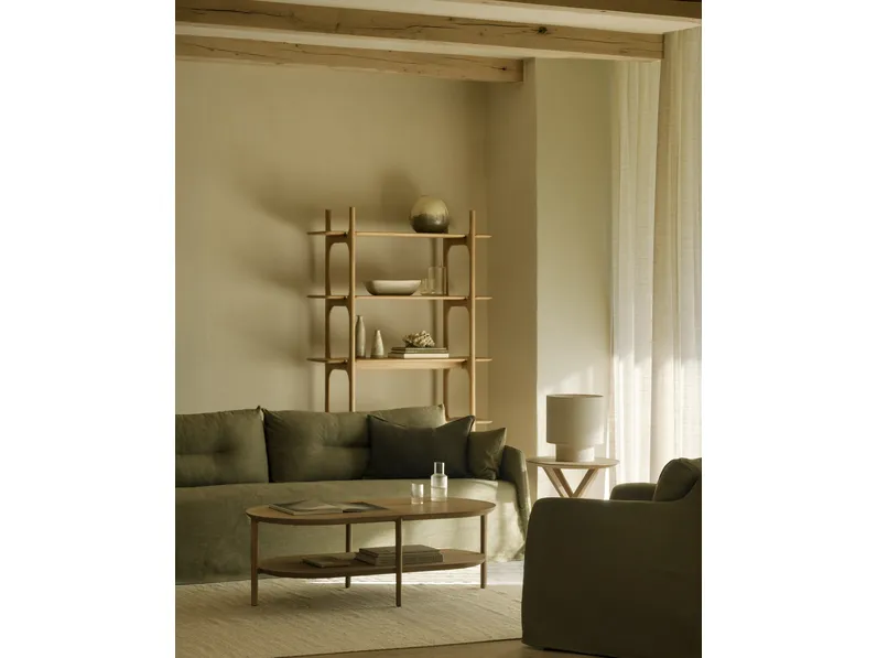 Divano lineare Weave di Ethnicraft