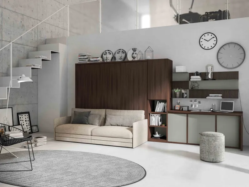 Letto a scomparsa Block System Comp 266 di Tumidei