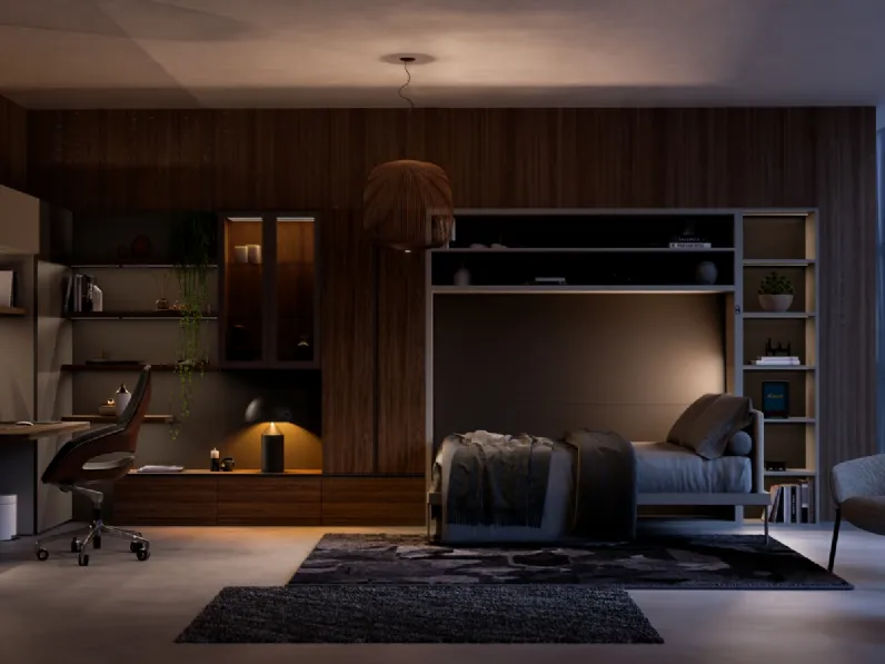 Letto a scomparsa Circe Standard di Clei