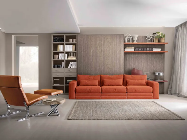 Letto a scomparsa Divano On Off Comp 266 di Tumidei