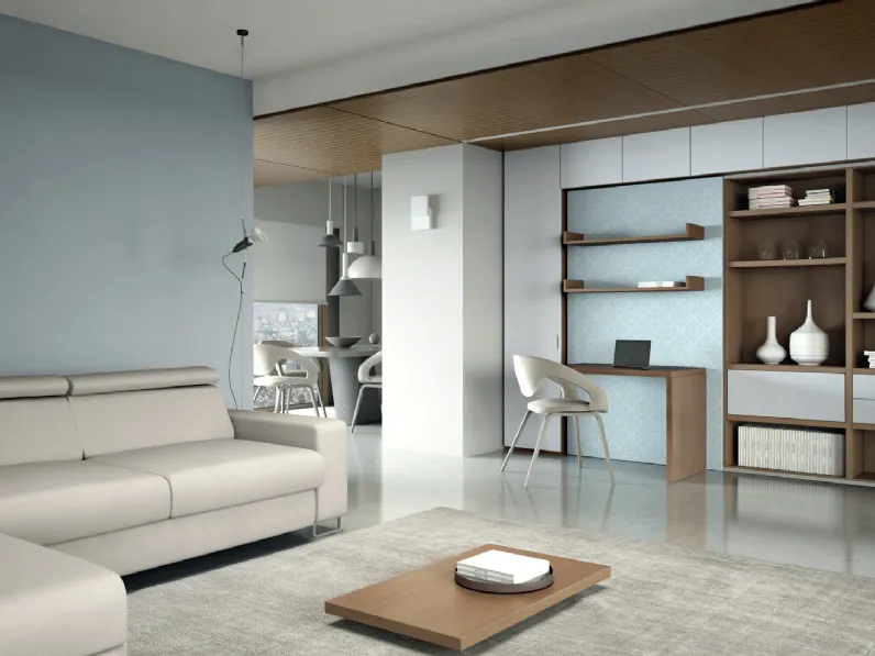 Letto a scomparsa Composizione G08 di Molteni Home Revolution