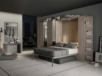 Il letto a scomparsa Divano Fluffy di Tumidei è una soluzione d'arredo versatile e moderna.