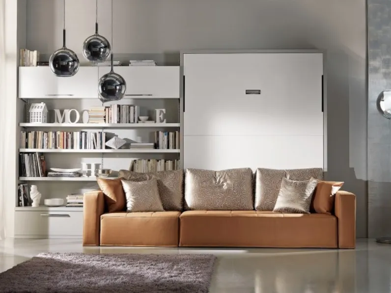 Letto a scomparsa con divano Domino Ambiente A di DRS