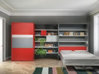 Letto a scomparsa Penelope 2 Dining di Clei