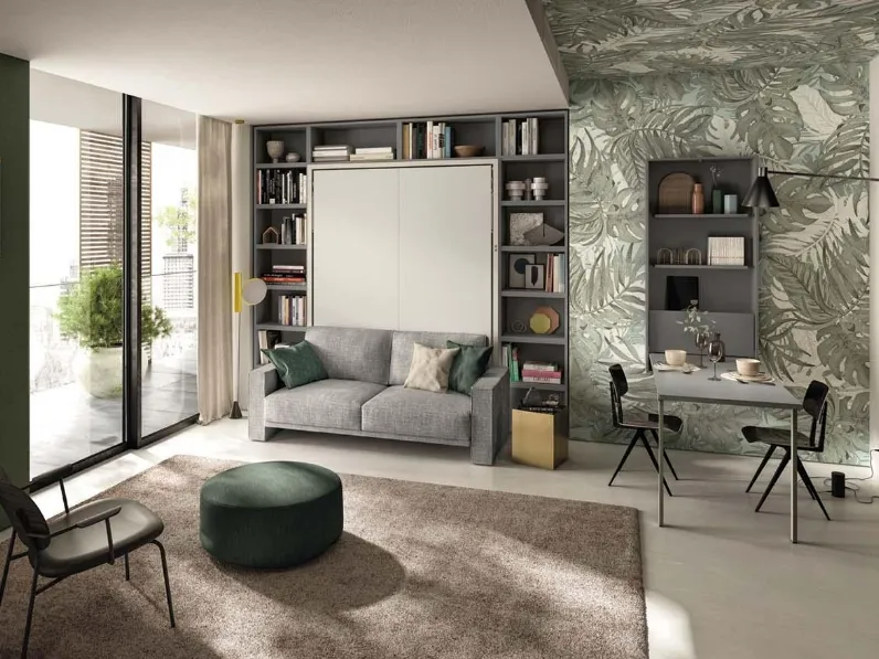 Letto a scomparsa Penelope 2 Sofa 03 di Clei