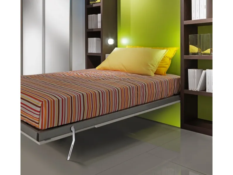 Letto a scomparsa con libreria Rapido di DRS