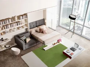 Letto a scomparsa Swing 01 di Clei: design essenziale, funzionalità totale.