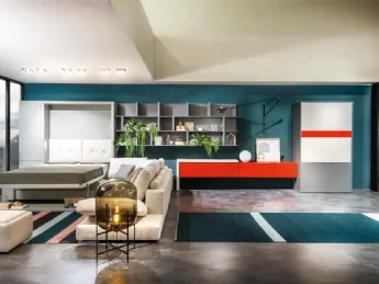 Letto a scomparsa Tango Componibile 03 di Clei: design salvaspazio e versatilità.