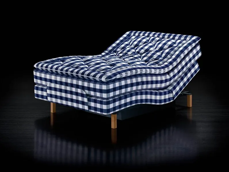 Letto a una piazza e mezza Adjustable con testiera e pediera che si possono alzare e abbassare di Hastens