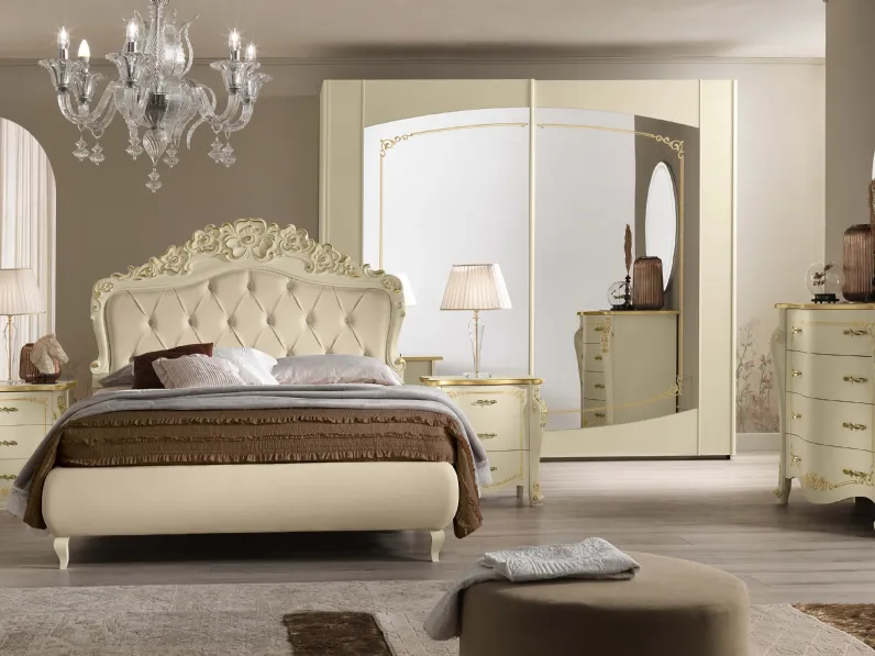 Letto con testiera Pandora di Adriatica