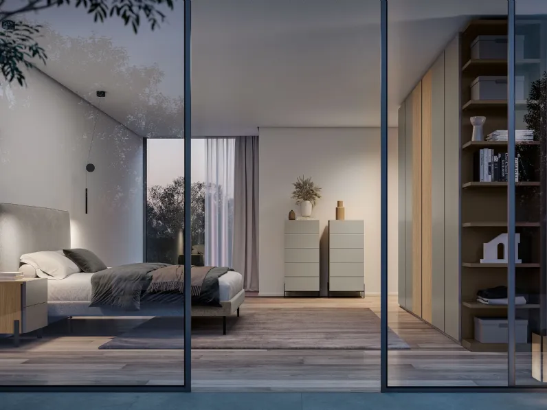 Letto matrimoniale Alexander di Spagnol Salotti