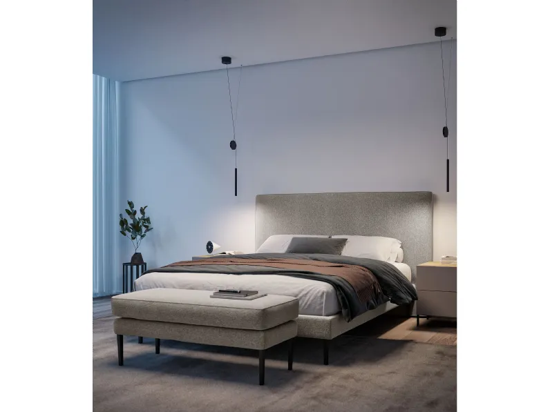 Letto matrimoniale Alexander di Spagnol Salotti