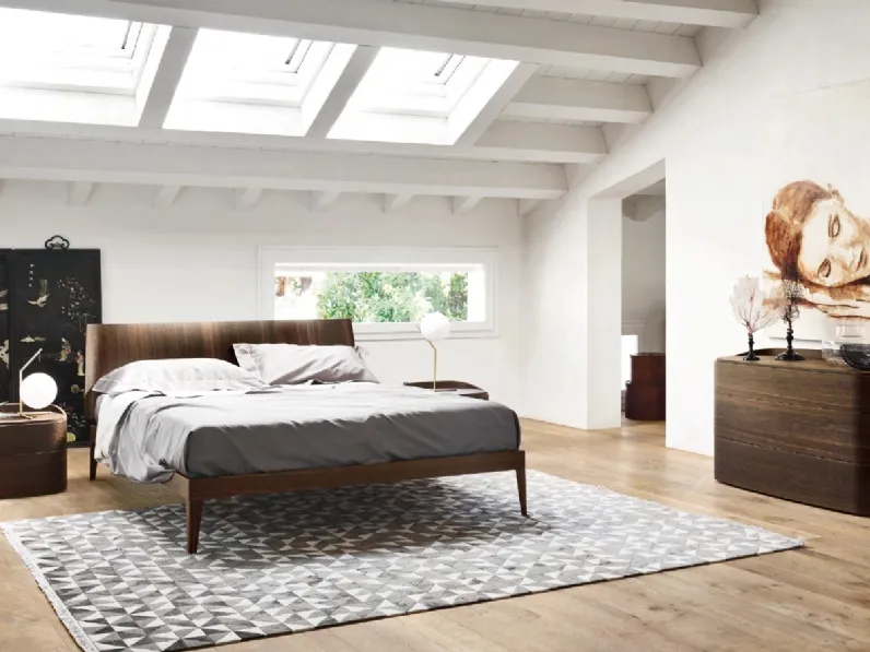 Letto Aliante Legno 1|0 in Rovere termotrattato di Sangiacomo