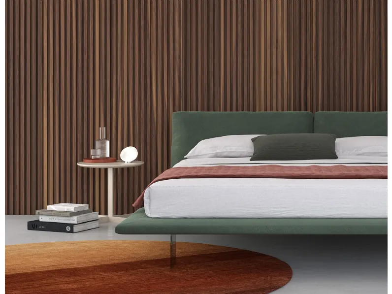 Letto in tessuto Butterfly di Alpa Salotti