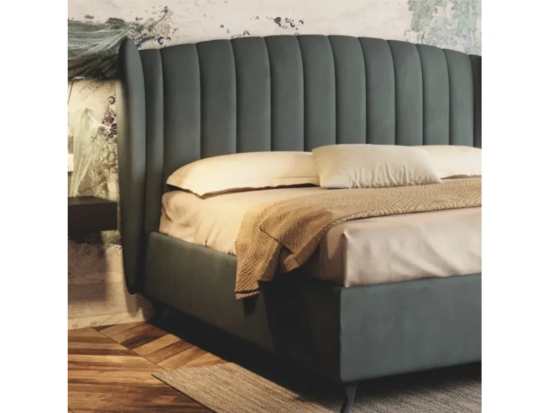 Letto Ambra imbottito di Baiardi