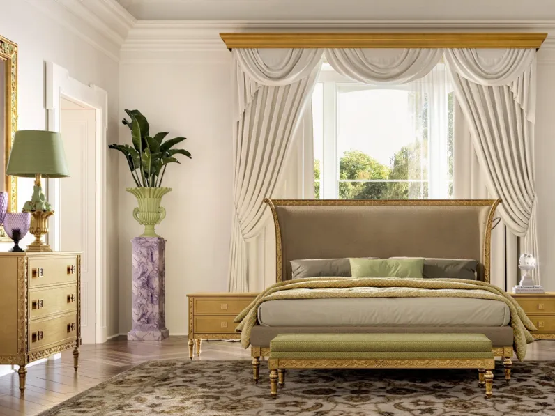 Letto con testiera Opera 322 di Andrea Fanfani