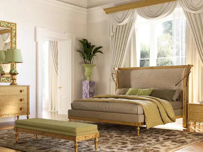 Letto con testiera Opera 322 di Andrea Fanfani