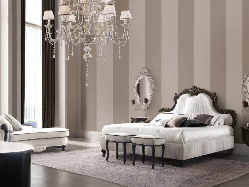 Letto Tornabuoni 318 con testiera di Andrea Fanfani