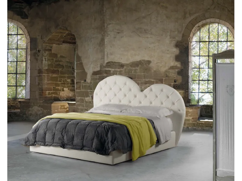 Letto con testiera Anemone di Lettissimi