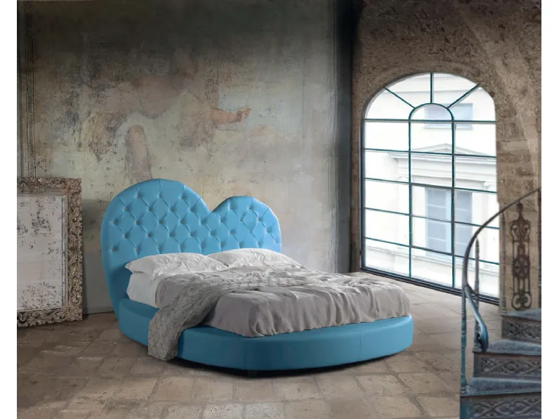 Letto con testiera Anemone di Lettissimi