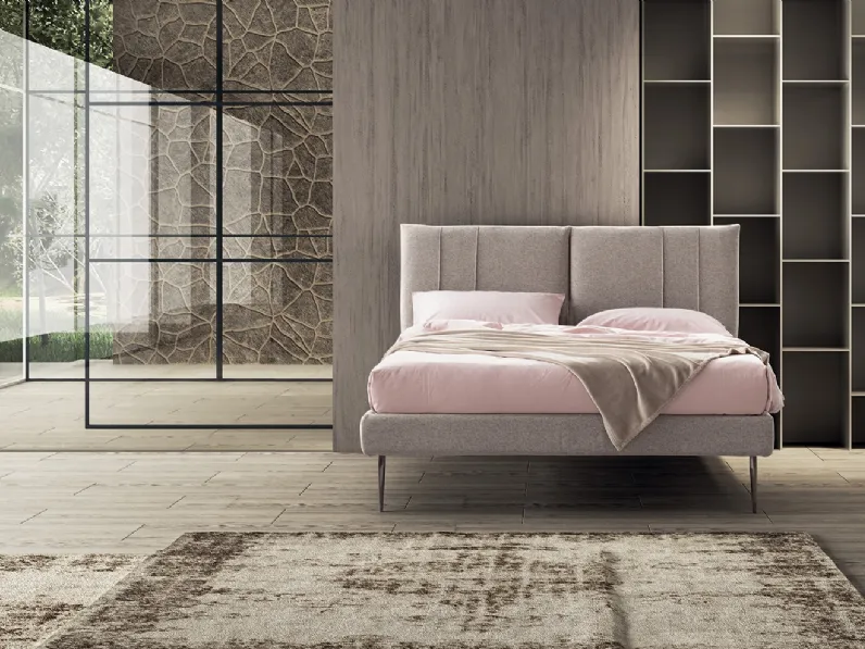 Letto imbottito Angela di Stilfar Italia