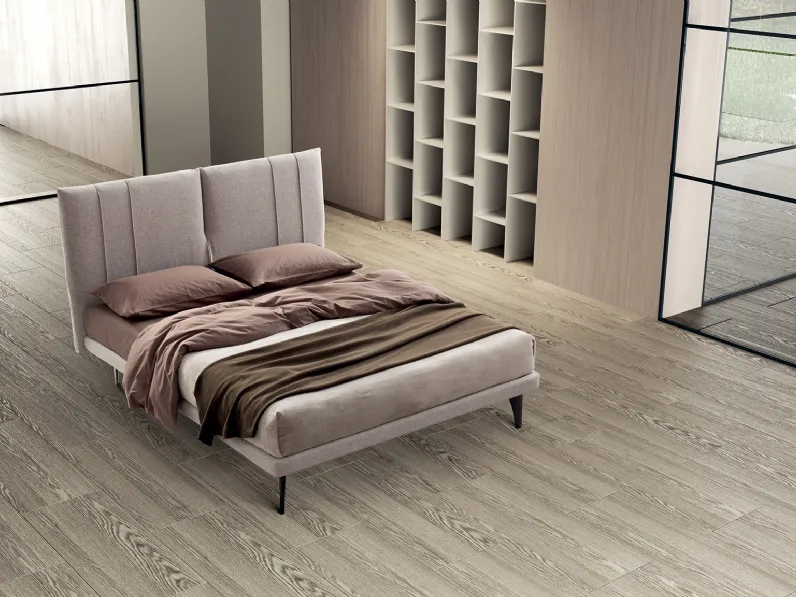 Letto imbottito Angela di Stilfar Italia