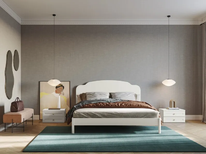 Letto con testiera Arcadia Aida di Colombini Casa