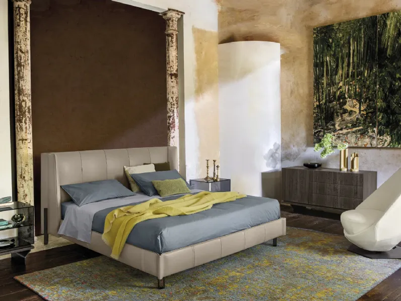 Letto con testiera Big Night di Arketipo