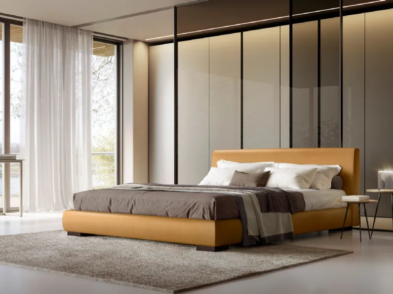 Letto imbottito Aron di Duomo Design