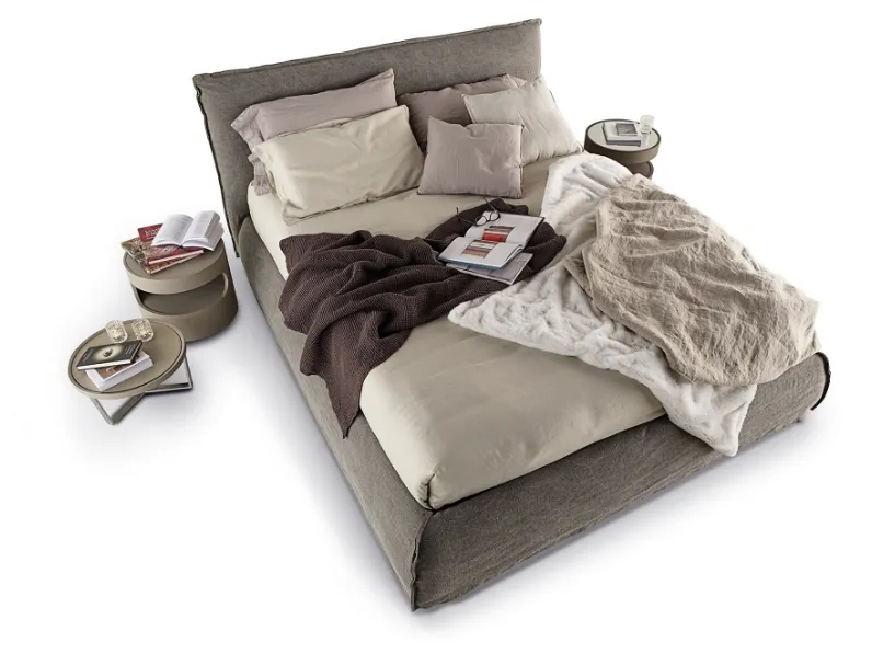 Letto imbottito Bold di Art Nova