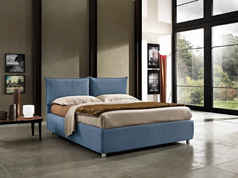 Letto imbottito Clay di Artigianaletti