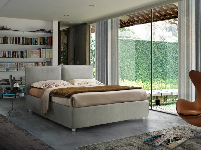 Letto imbottito Clay di Artigianaletti