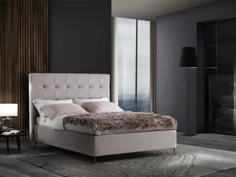 Letto con testiera Domino Alto di Artigianaletti