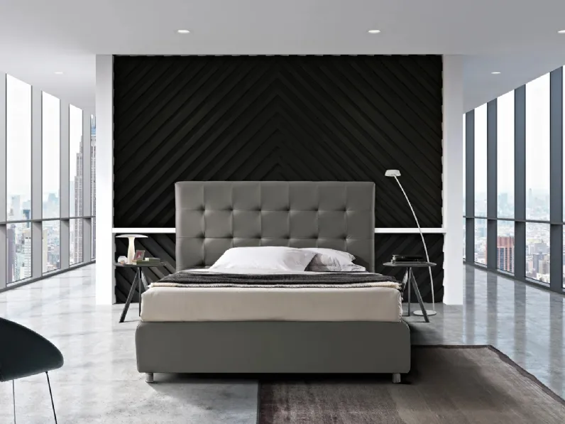 Letto con testiera Domino Alto di Artigianaletti