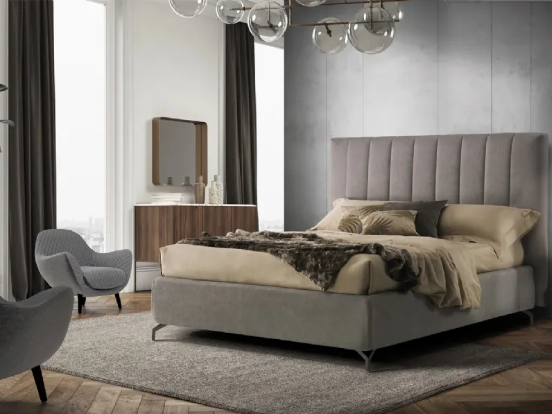 Letto con testiera Navajo Alto di Artigianaletti