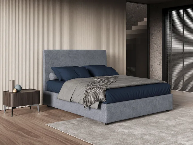 Letto con box contenitore Ascot di Novaluna