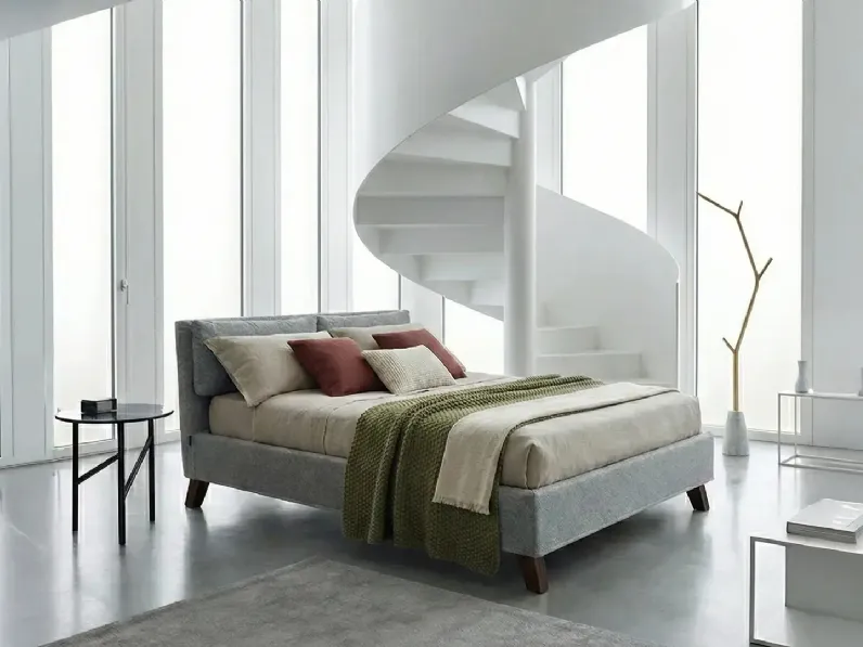 Letto imbottito Bahamas di Horm