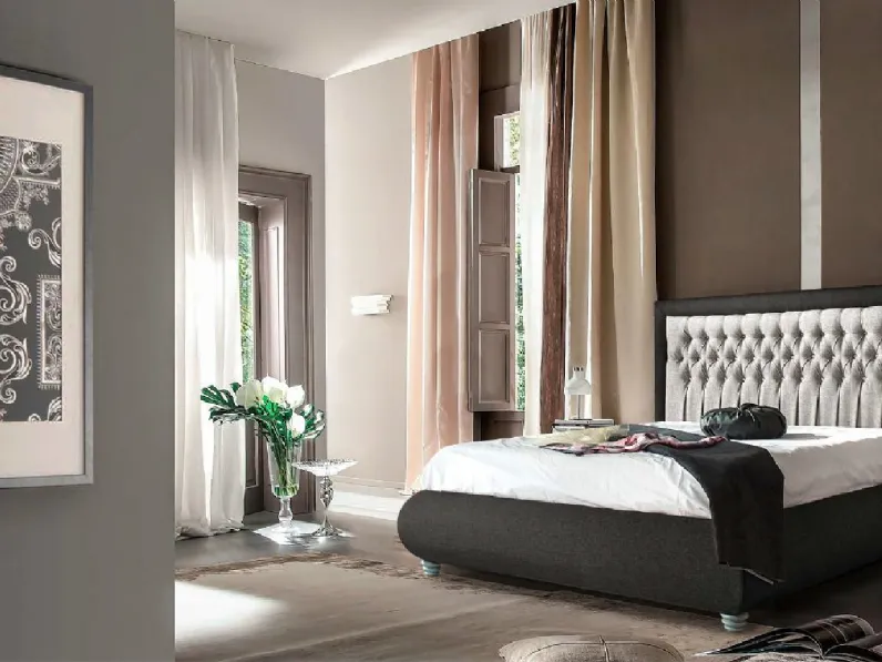 Letto imbottito Eden di Baiardi
