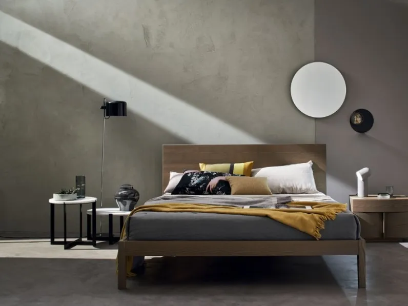 Letto in legno con testiera Bic di Ballancin