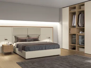 Letto Basic in ecopelle Colombini Casa.