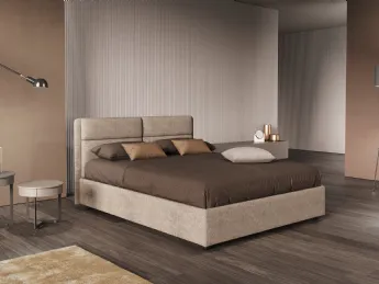 Il letto imbottito Bellagio di Novaluna offre un design elegante e un comfort eccezionale.