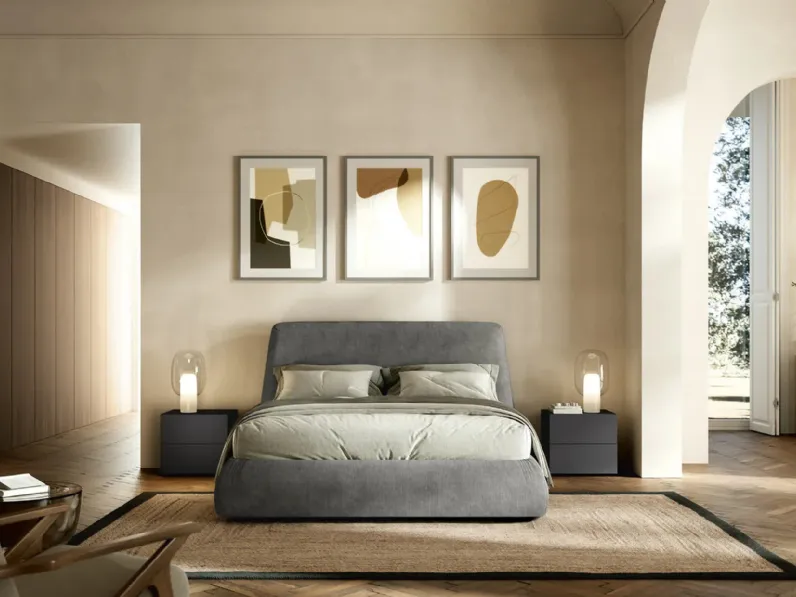Letto imbottito Bellini di Febal Casa