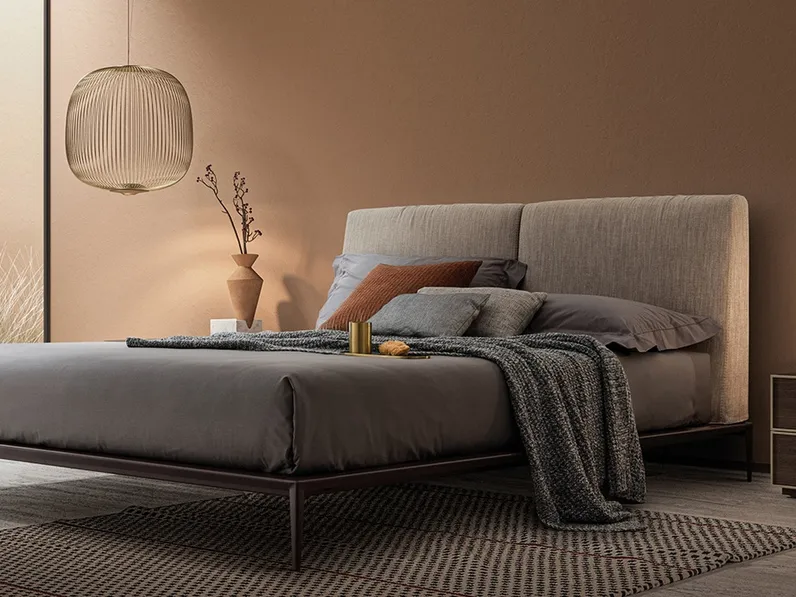 Letto imbottito Bend di Kico