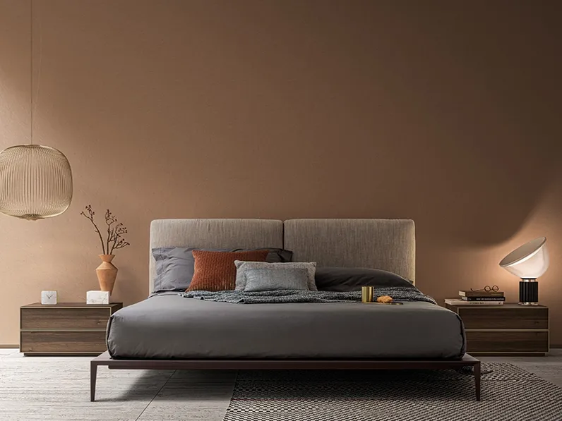 Letto imbottito Bend di Kico