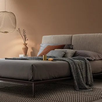 Letto imbottito Bend di Kico