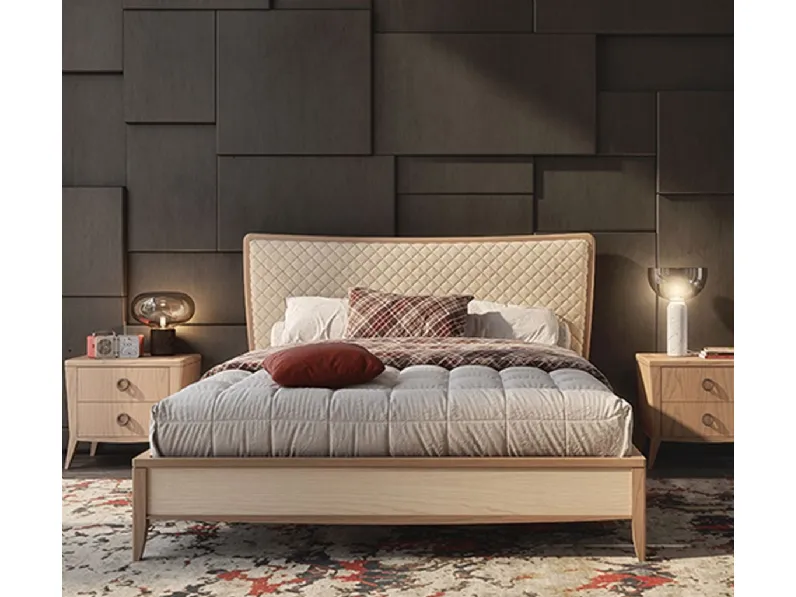 Letto Rails MAG1313 con testiera imbottita di Betamobili