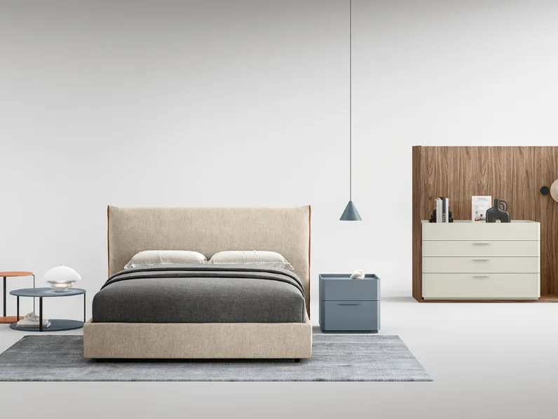 Letto con box contenitore Bilbao di Cinquepuntozero