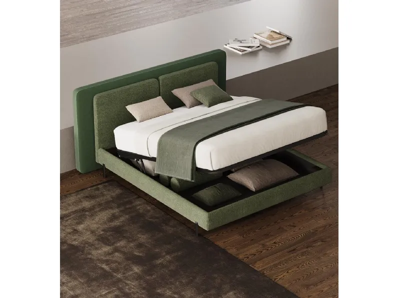 Letto con contenitore Bob di Divaletti Home