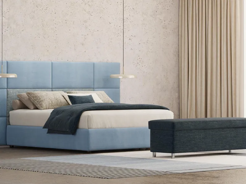 Letto Boiserie Brick + Sommier di Divaletti Home
